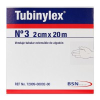 Tubinylex Nº 3 Gros Doigts : Bandage tubulaire extensible 100% coton (2 cm x 20 mètres)
